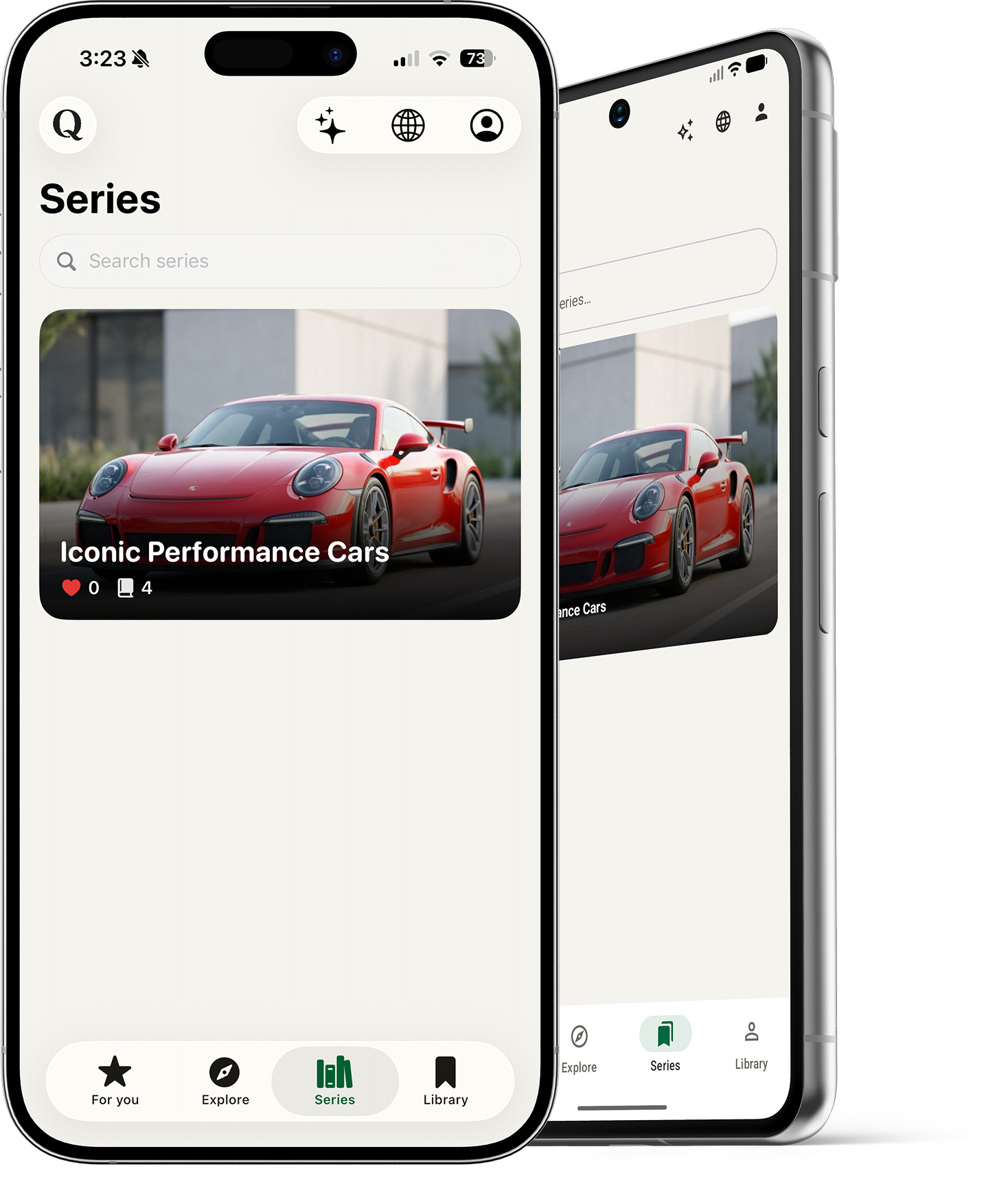 Series tab in QuickyWiki