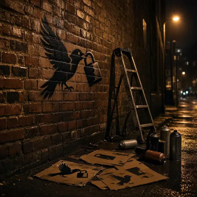 Illustration for Banksy