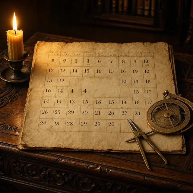 Illustration for Gregorian calendar