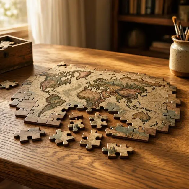 Illustration for Jigsaw puzzle