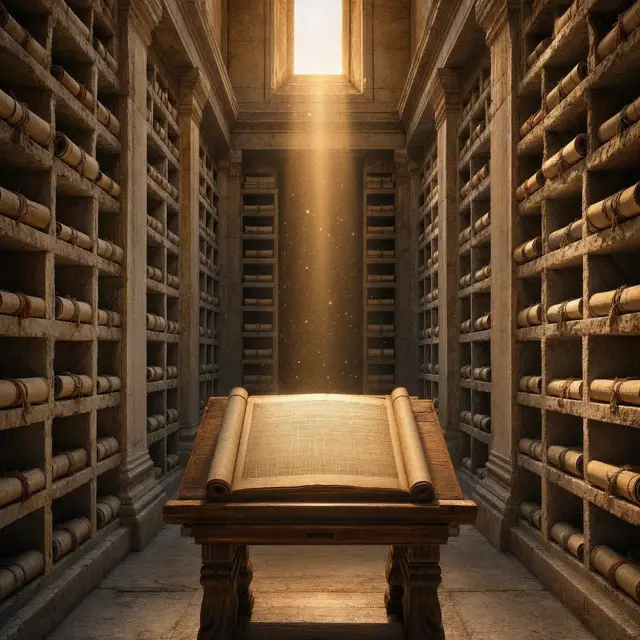 Illustration for Library of Alexandria