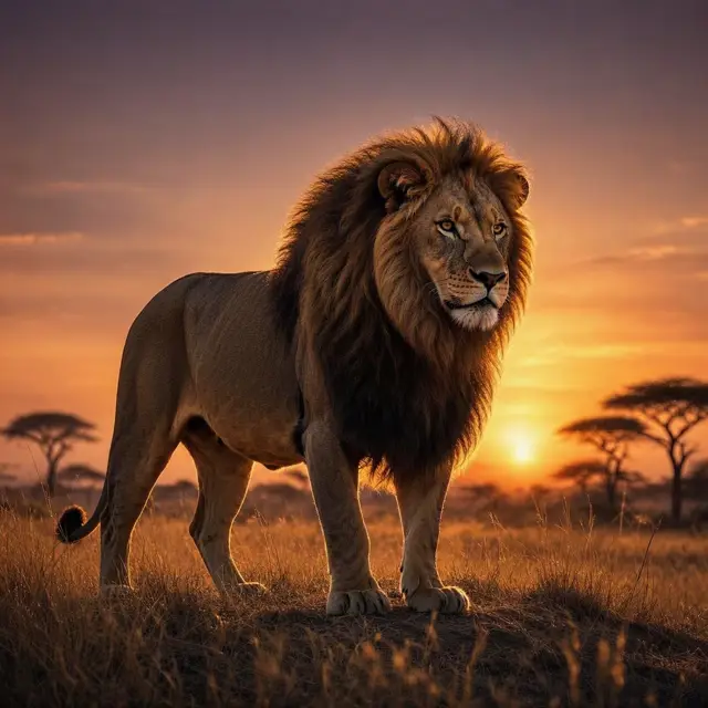 Illustration for Lion