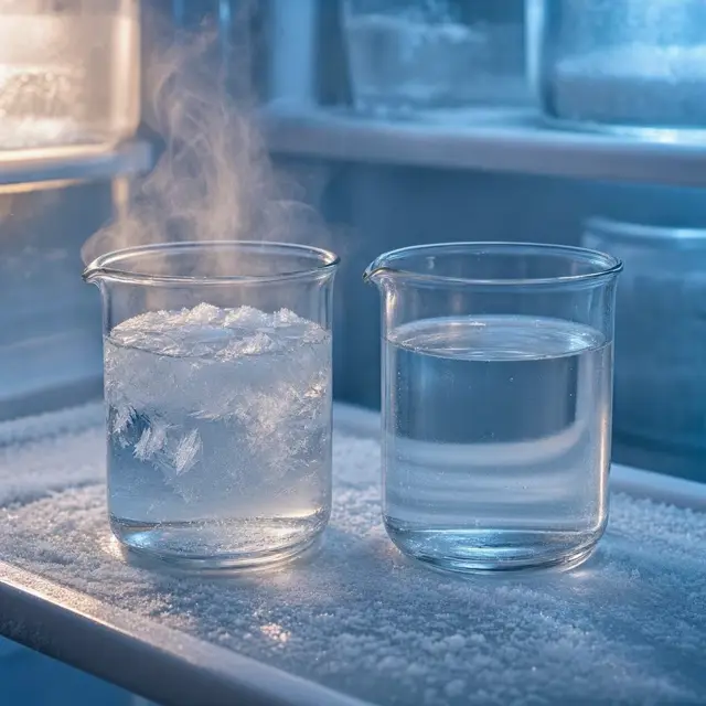Illustration for Mpemba effect