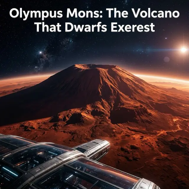 Illustration for Olympus Mons: The Volcano That Dwarfs Everest