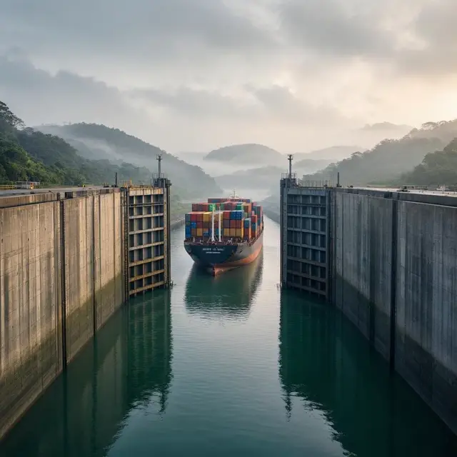 Illustration for Panama Canal