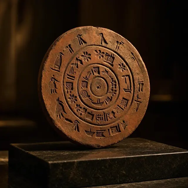 Illustration for Phaistos Disc
