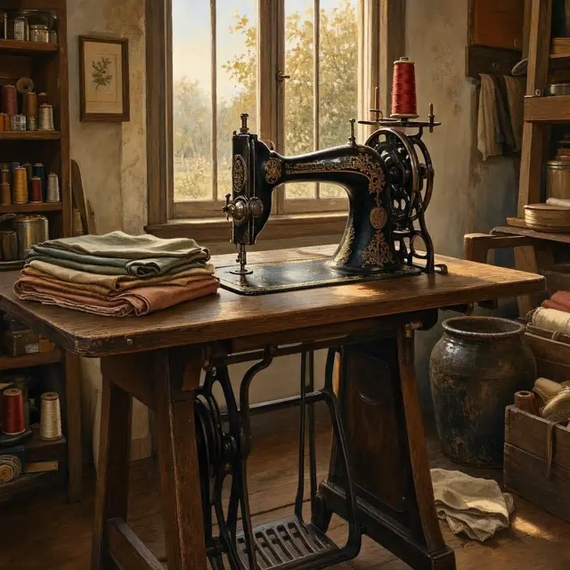 Illustration for Sewing machine