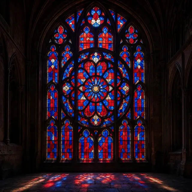 Illustration for Stained glass
