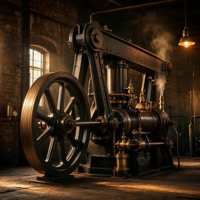 Illustration for Steam engine